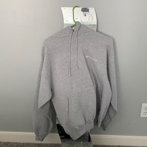 champion grey pullover hoodie
